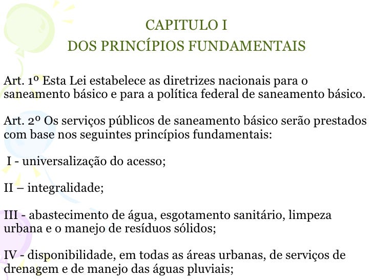 lei de saneamento 11445